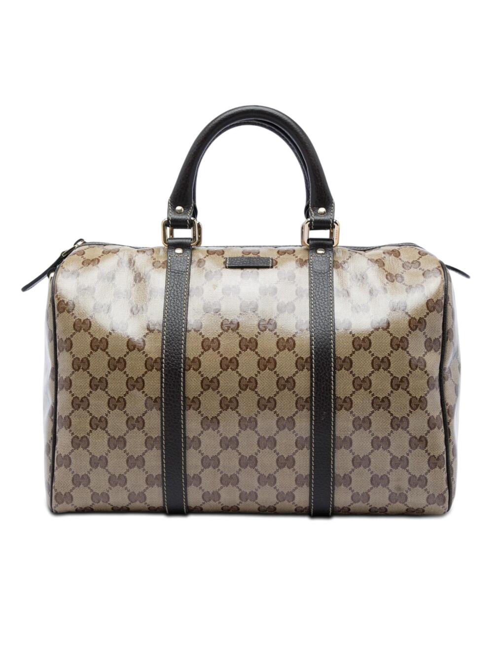 Gucci Joy Boston Bag Gg Coated Canvas #376290G87B
